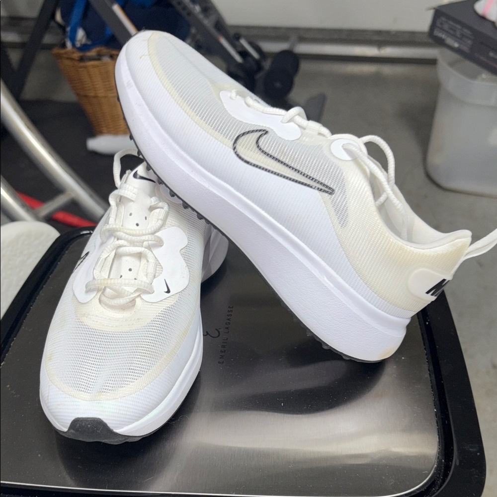Nike White and Black Athletic Shoes